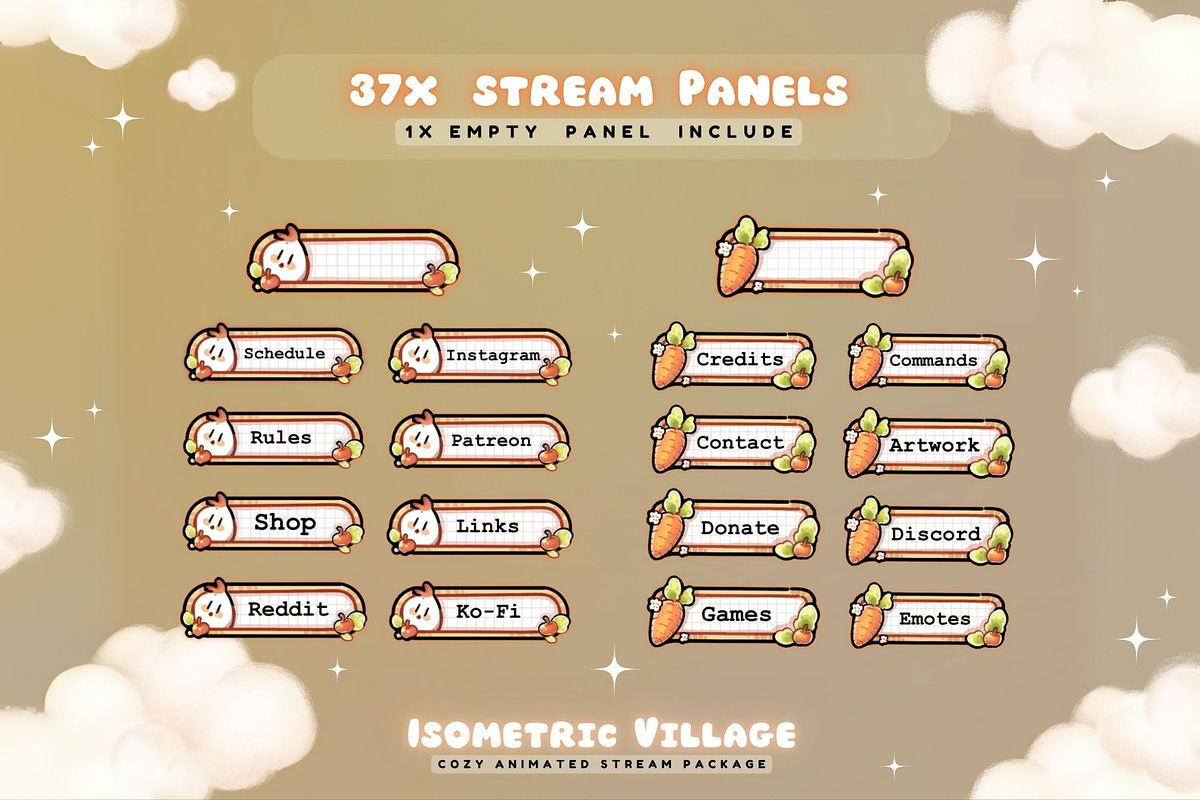 Isometric Village Stream Package, a Design Template by TheDoodleSweets (Photo 4 of 7)