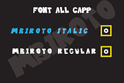 Mbiroto font allcaps, a Sans Serif Font by gagego (Thumbnail 4 of 4)