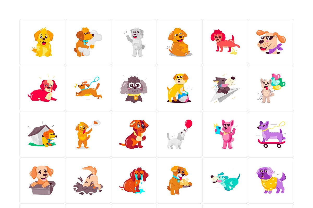 Kawaii Emoticons Stickers, an Emoji Icon by Vectors Market (Photo 5 of 6)