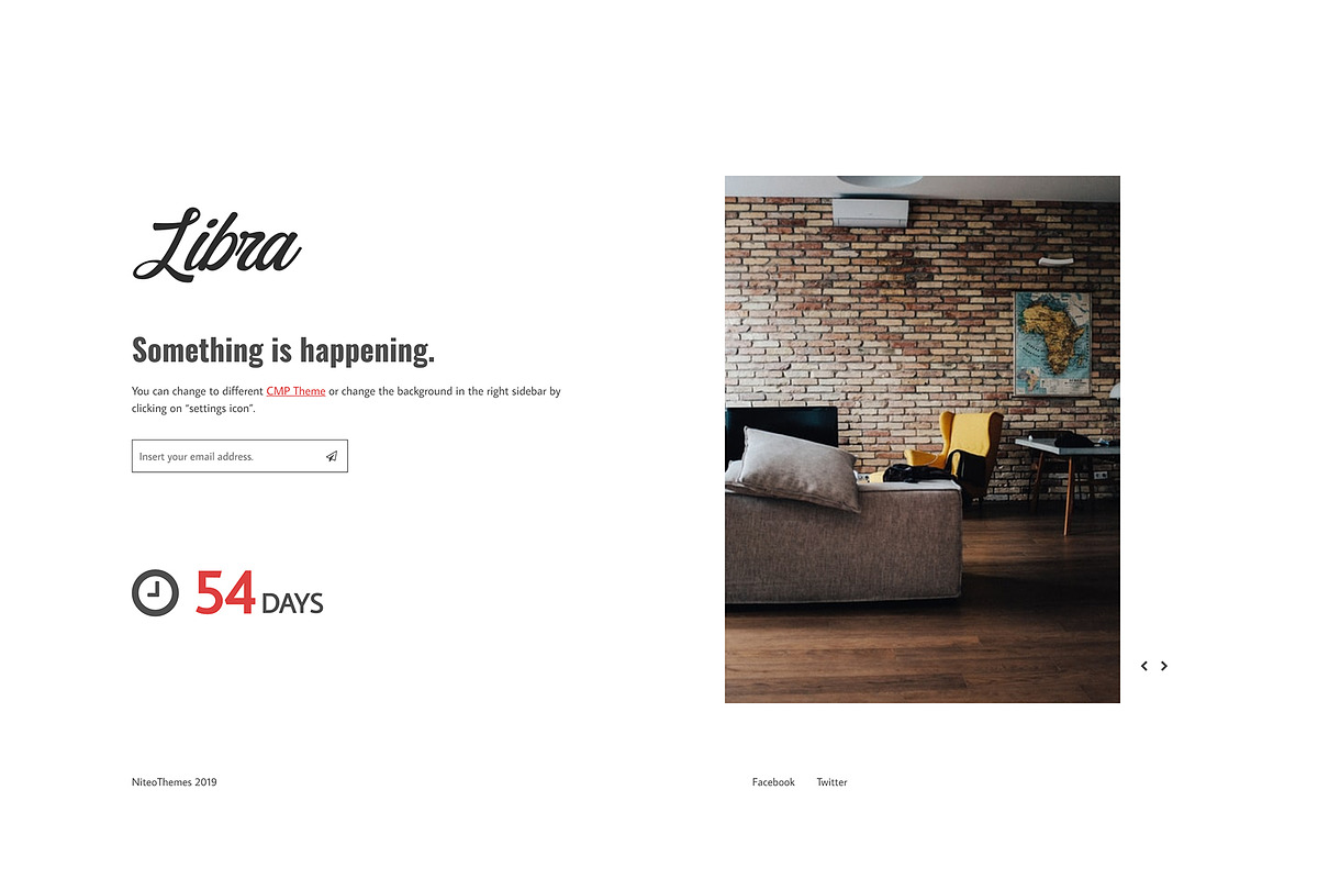 CMP Libra - Coming soon,Maintenance, a WordPress Template by NiteoThemes (Photo 4 of 4)
