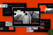 Innovative Solutions - Business Key, a Presentation Template by Deepslide Studio (Thumbnail 1 of 6)