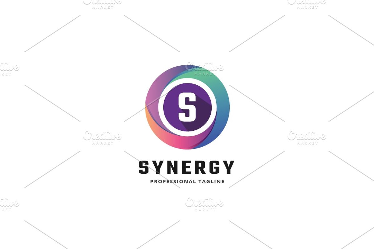 Synergy Letter S Logo, a Branding & Logo Template by Design_Planet ...