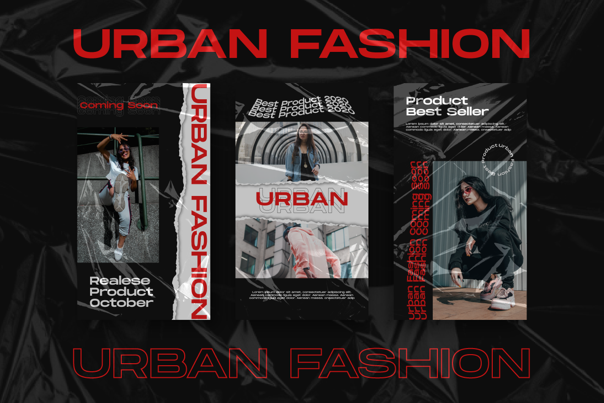 Urban Story & Feed Instagram Templat, a Social Media Template by Inkofert (Photo 7 of 11)