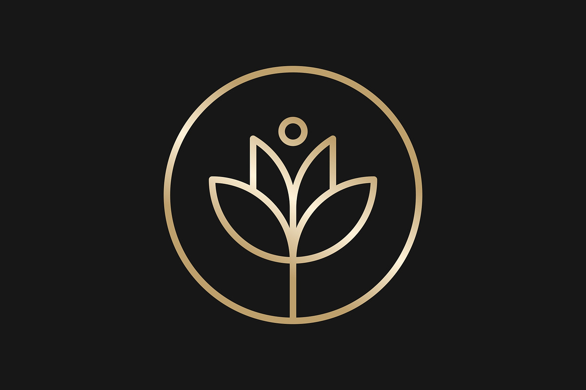 Flower Lotus Blossom Luxury Logo, a Branding & Logo Template by sore.studios