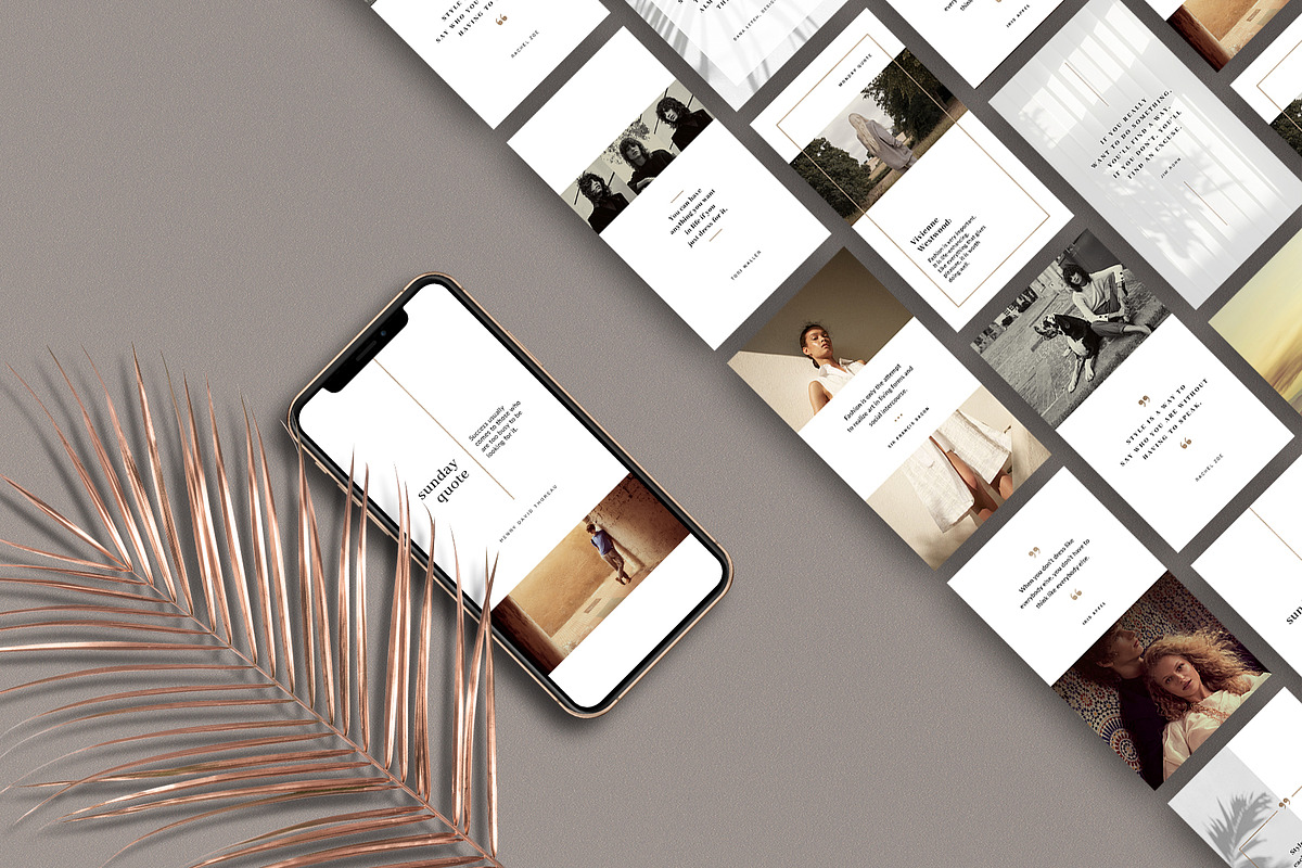 Animated Quote Instagram Pack, a Social Media Template by Ruby&Heart Studio (Photo 2 of 7)