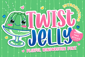 Twist Jelly Font, a Script Font by Allouse Studio