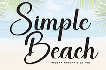 Simple Beach | Script Font