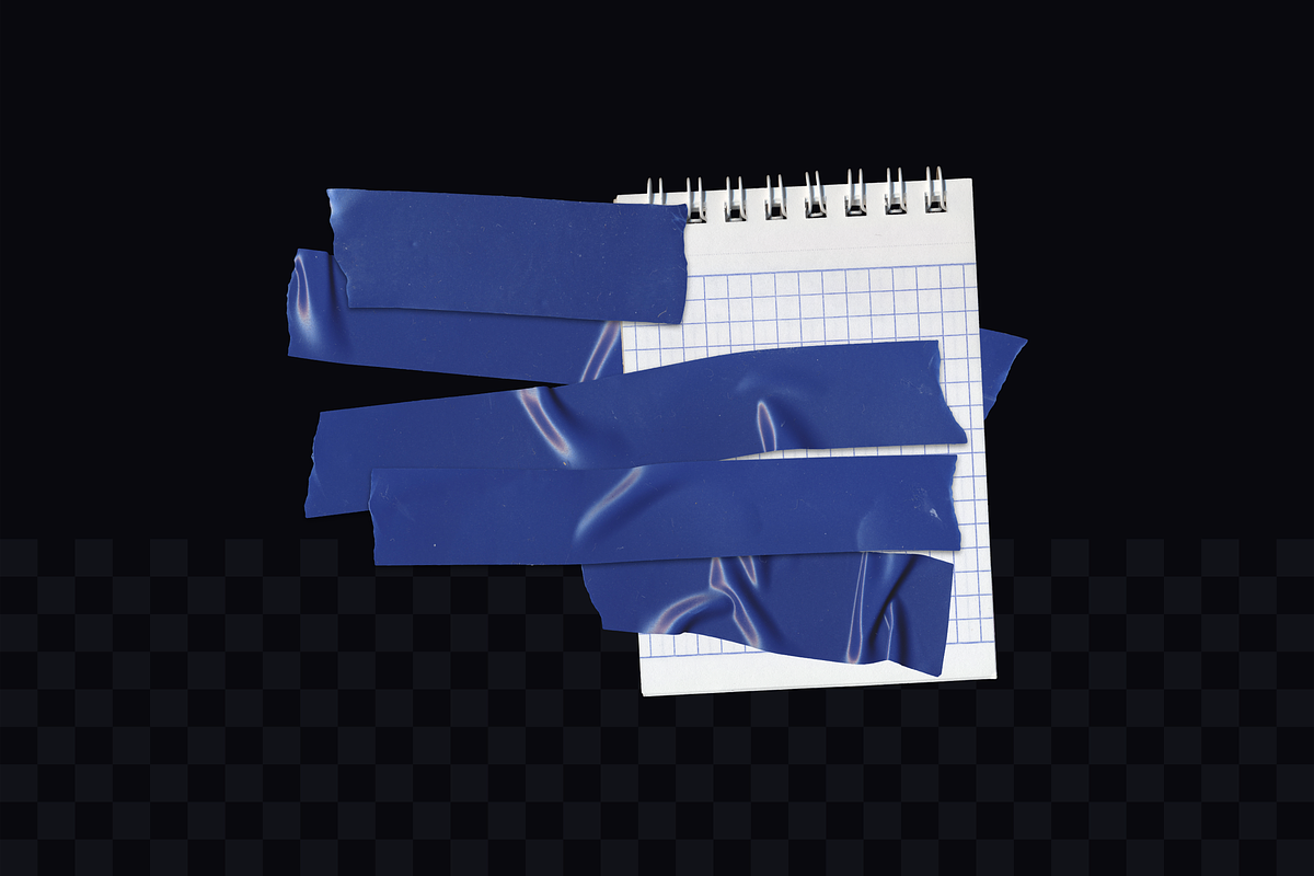 Tape Strips PNG Pack, an Object Graphic by BORT GRAPHIC (Photo 5 of 9)
