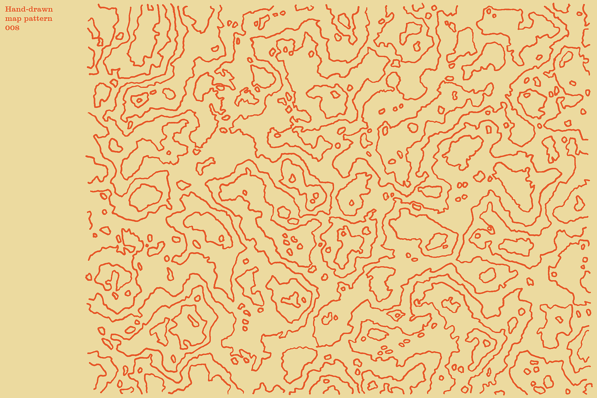 The Shop | Hand-drawn vector map patterns