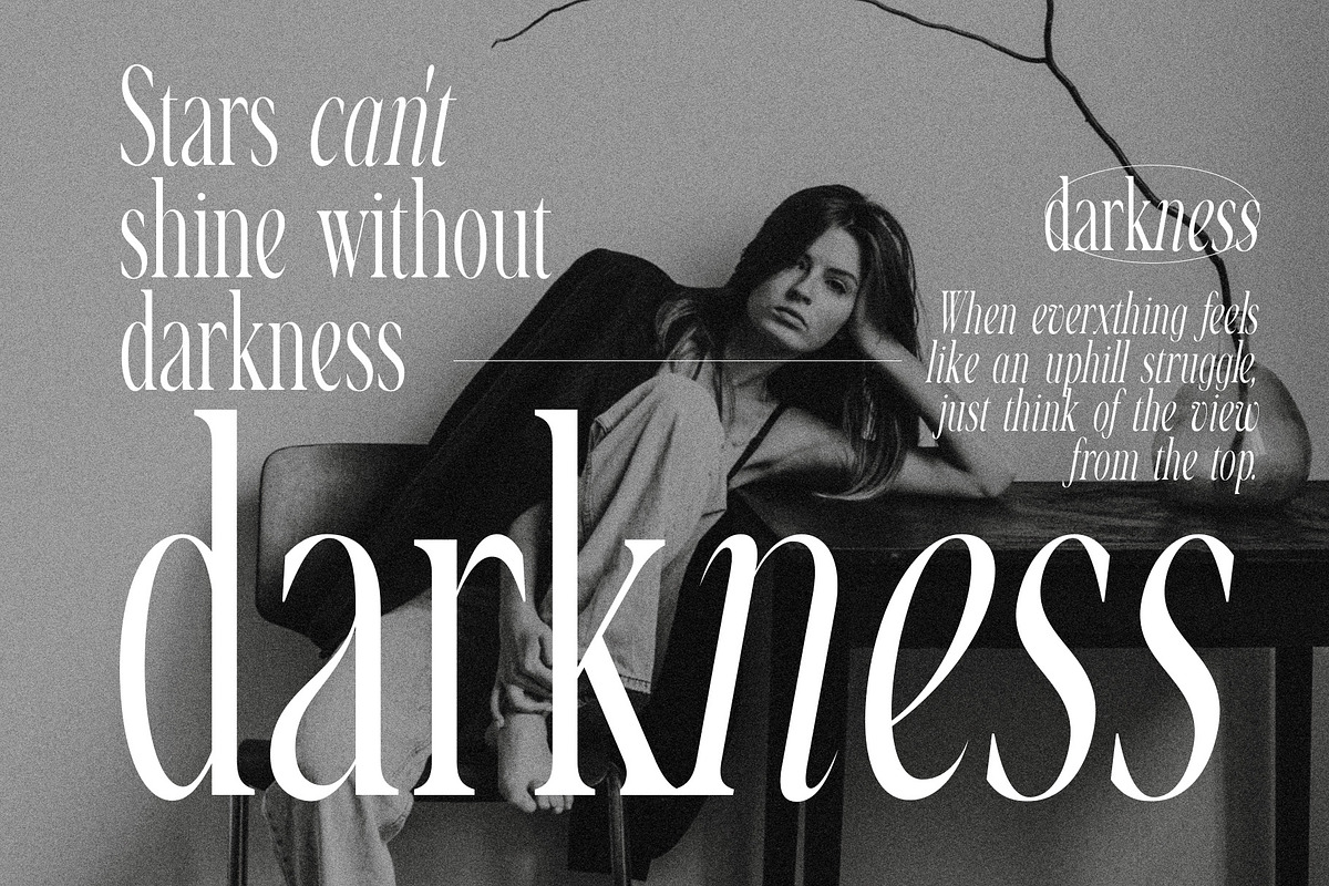 Glowins Minimalist Family Serif Font, a Serif Font by Graphicxell (Photo 8 of 8)