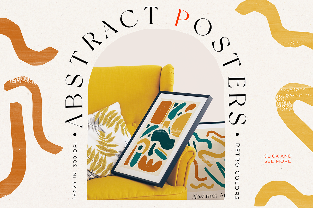 Abstract collection - Modern shapes, a Background Graphic by Pamyatka Shop (Photo 5 of 13)