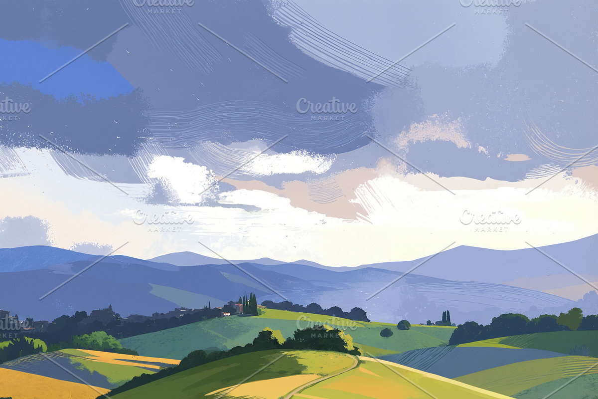 36 Italy-Themed Illustrations, a Background Graphic by h.utomo (Photo 30 of 36)
