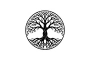 Tree of Life Circle SVG Bundle, an Illustration by Gfx_Store (Thumbnail 21 of 50)