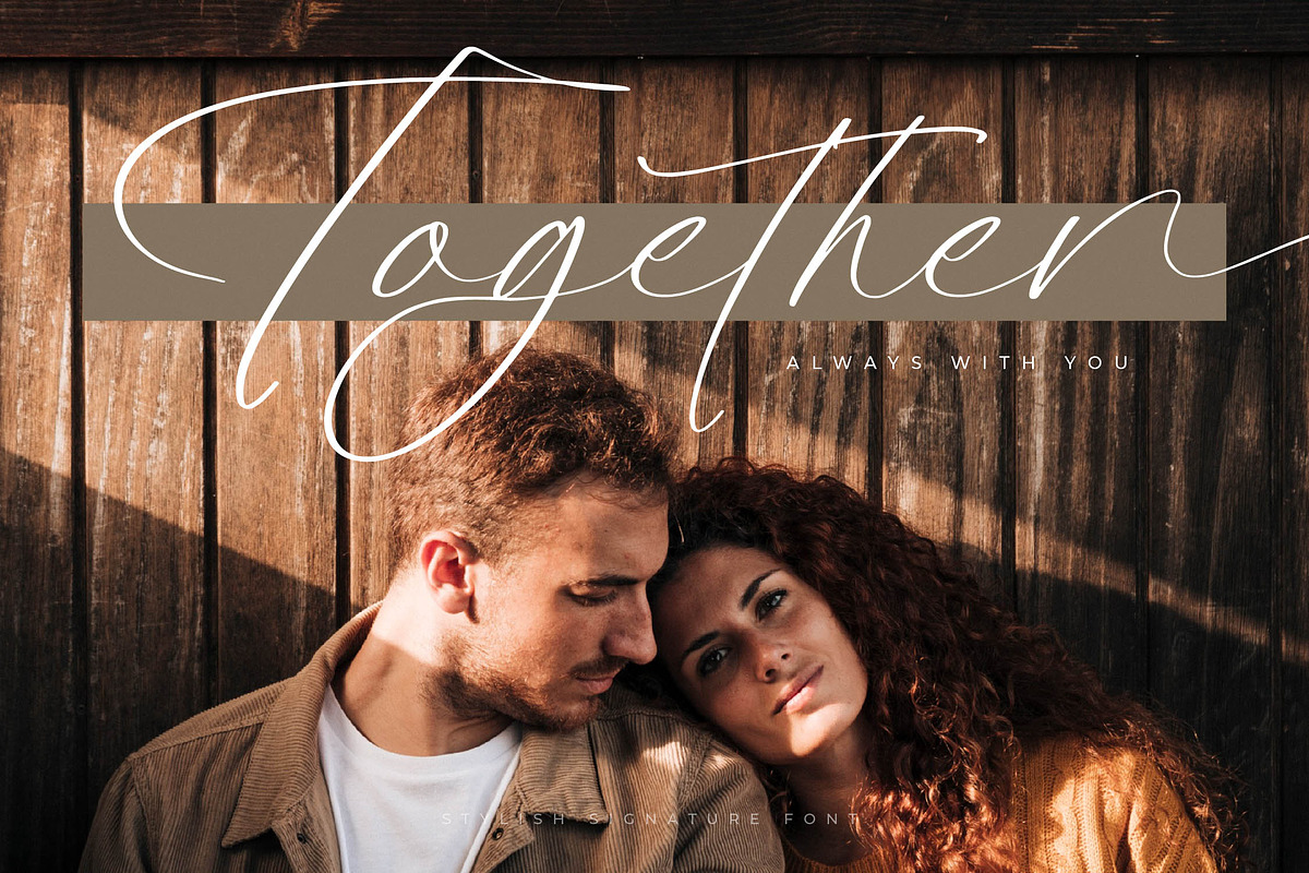 Platimye Stylish Signature Font, a Script Font by Letterena Studios Script (Photo 8 of 15)