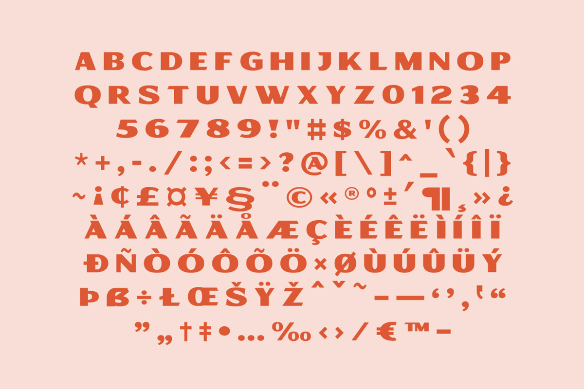 Cherry Bomb - Wide Sans Serif, a Sans Serif Font by Creative Type (Photo 8 of 8)