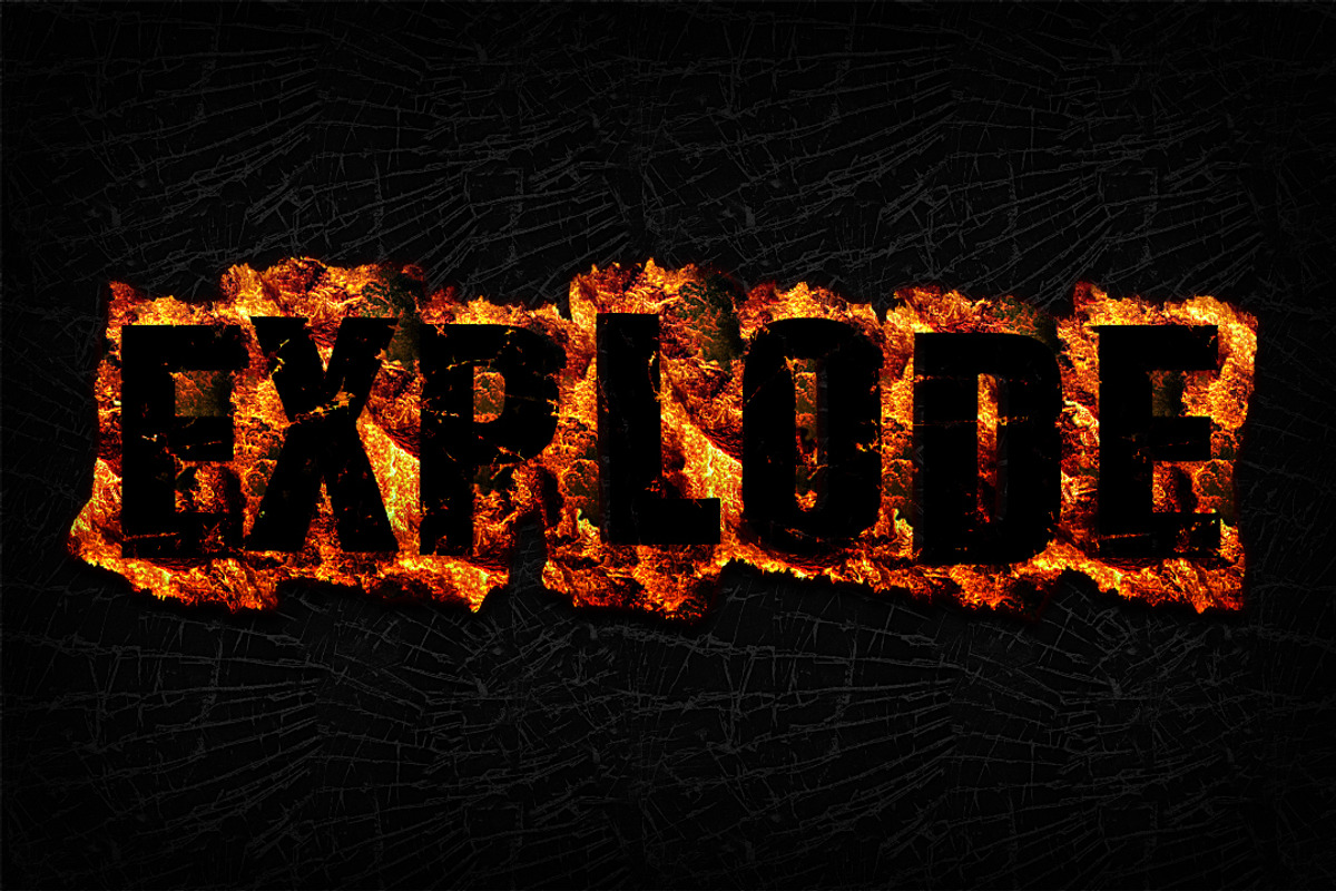 Fire Text Effects for Photoshop, a Layer Style Add-On by Creativenauts (Photo 1 of 5)