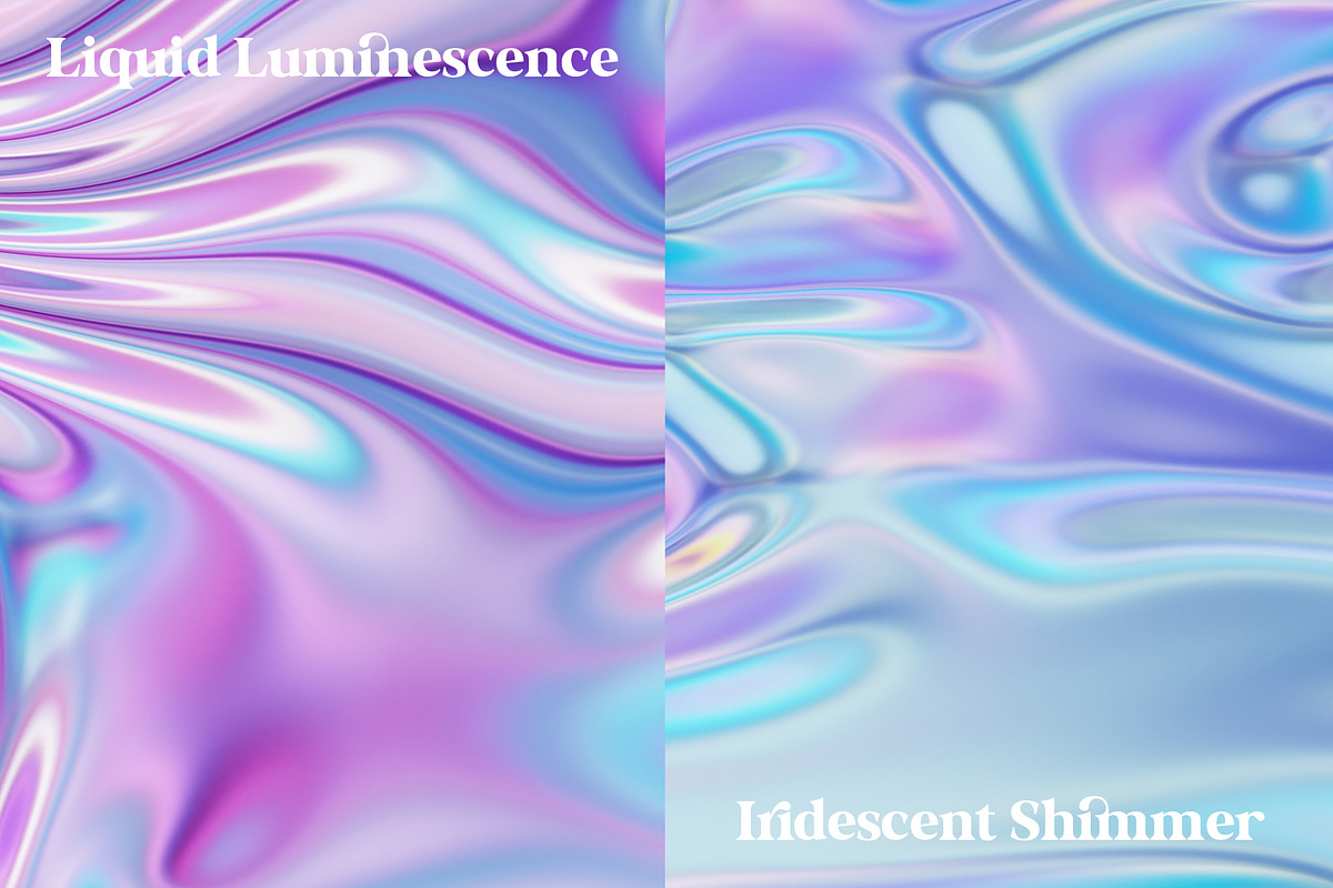 Liquid Metallic Iridescent Animation, a Graphic by LarysaZabrotskaya (Photo 8 of 10)