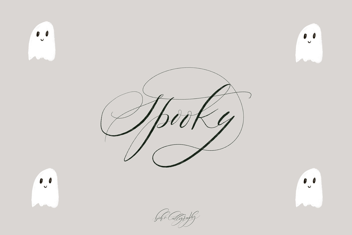 Procreate Modern Lettering Brush, a Brush Add-On by BohoCalligraphy (Photo 5 of 5)