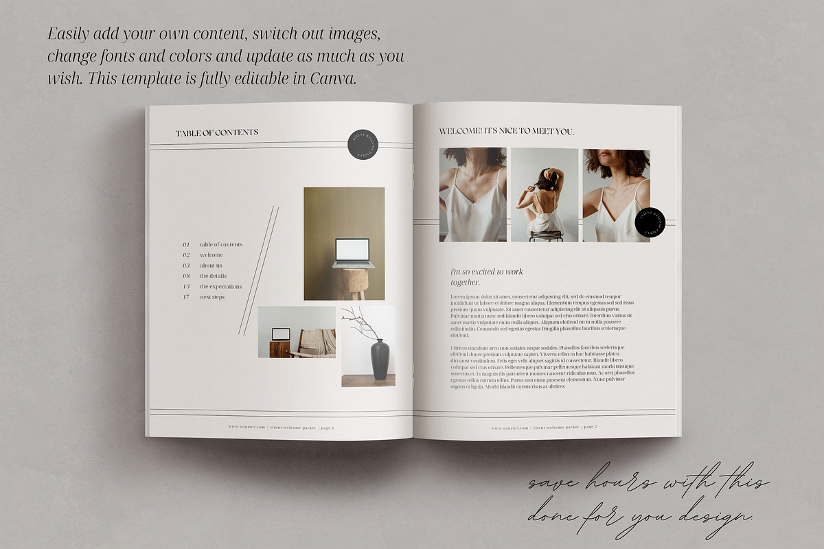 Client Welcome Packet | Onboarding, a Templates & Theme by Tiny Pine Creative (Photo 5 of 13)
