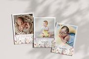 Floral Baby First Year Photo Banner, an Invitation Template by Digital_Mind (Thumbnail 4 of 5)