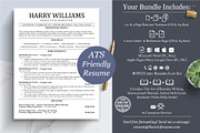 ATS Friendly Resume Design Bundle, a Resume Template by The Art of Resume (Thumbnail 2 of 8)