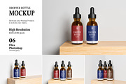 Dropper Bottle Mockup, a Packaging Mockup by AndikaGraphic (Thumbnail 1 of 7)