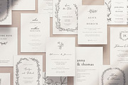 ROMANTIC WEDDING | 10 invitations, an Invitation Template by Crocus Paperi (Thumbnail 1 of 3)