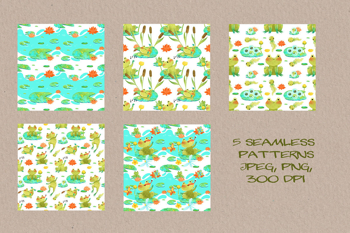 Cheerful Toad, Frog clipart, an Animal Illustration by LukaJreym (Photo 5 of 10)