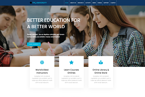 TPG University - Education Theme