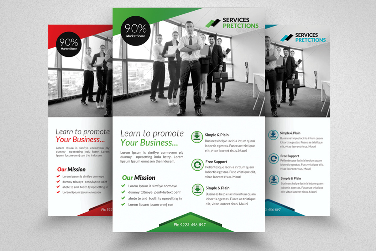 HR Management Consulting Flyer, a Flyer Template by Business Flyers