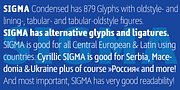 Sigma Condensed, a Sans Serif Font by Wiescher-Design (Thumbnail 6 of 11)