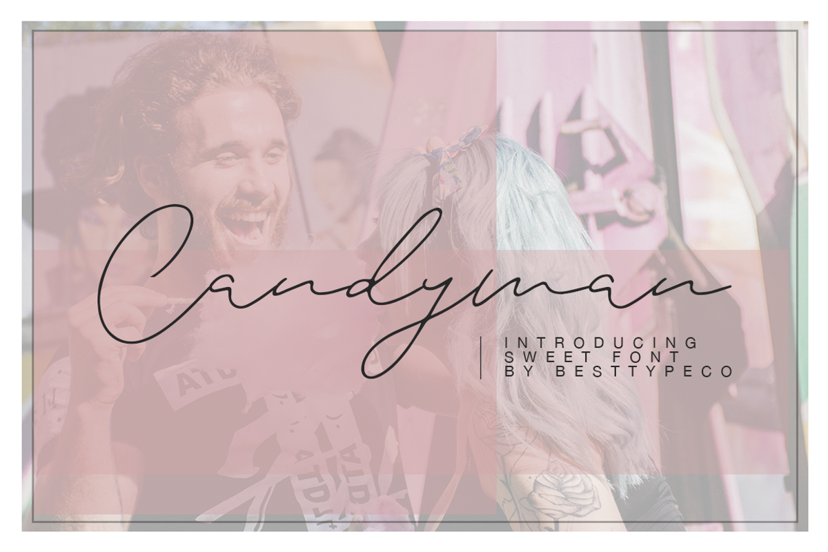 Candyman, a Script Font by Besttypeco (Photo 1 of 4)
