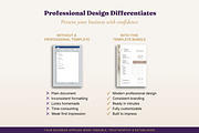 Invoice Templates 3 Designs Word, a Stationery Template by B2 Studio (Thumbnail 8 of 18)