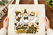 Glittery New Year Bird Celebration, a Seasonal Illustration by Printable Design Store (Thumbnail 5 of 5)