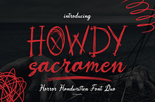 Howdy Sacramen | Horror Handwritten
