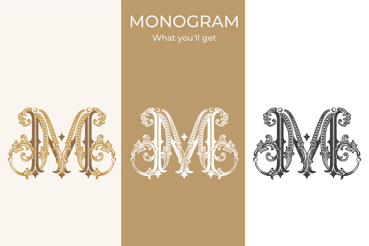 MM Wedding Monogram Logov, a Branding & Logo Template by LogoAV (Photo 4 of 6)