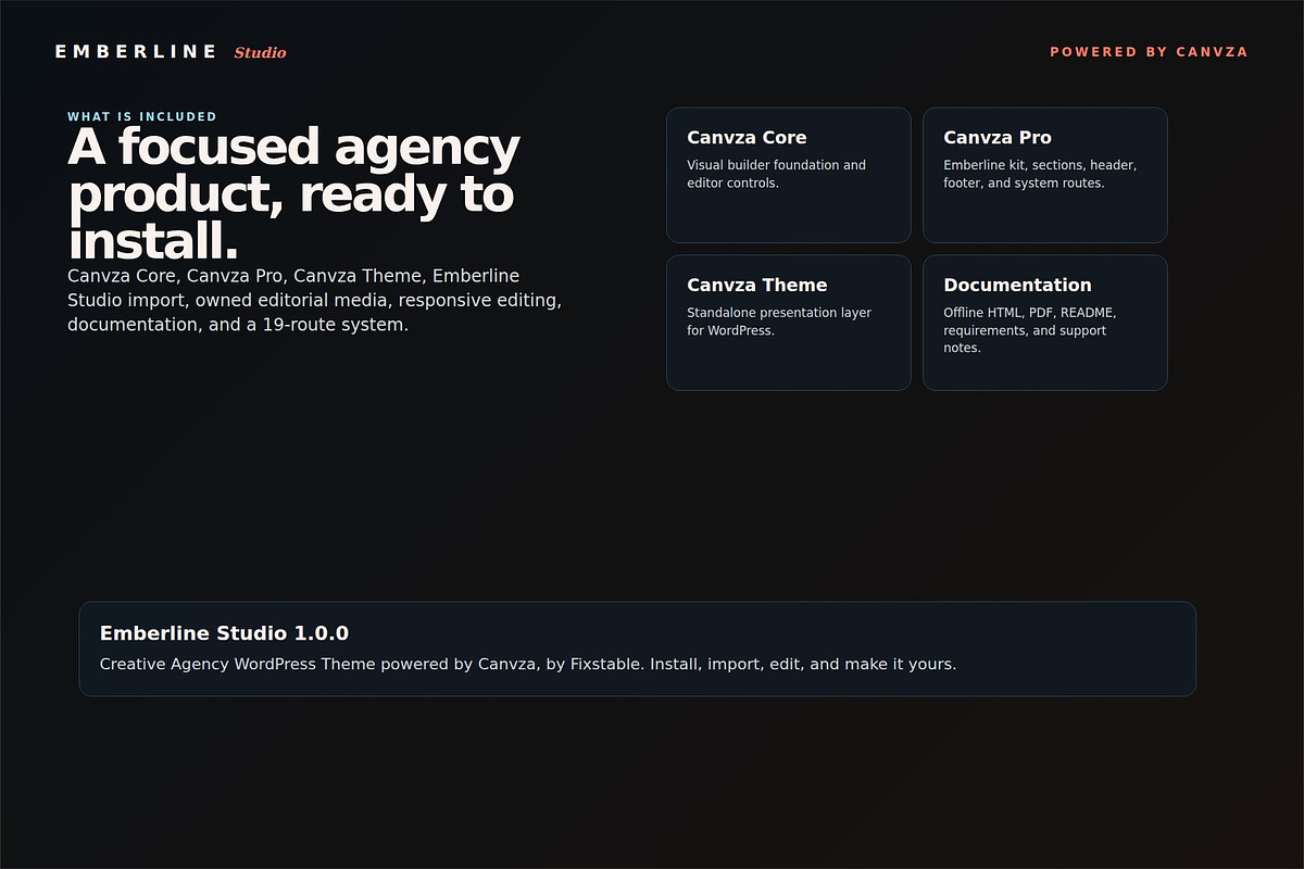 Emberline Studio Creative Theme, a WordPress Template by Fixstable Studio (Photo 12 of 12)