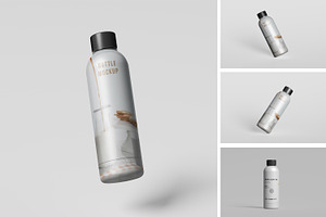 bottle mockup, a Packaging Mockup by kebunmockup