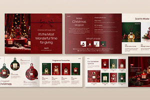 Landscape Christmas Gift Guide, a Brochure Template by BrandPacks