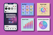 Business Insights Social Media Post, a Social Media Template by MightyDesign (Thumbnail 2 of 8)