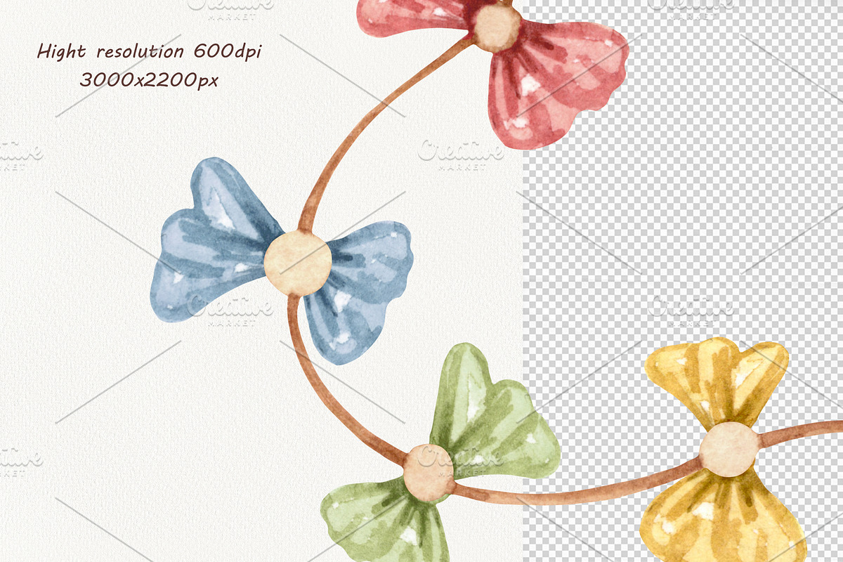 Baby Toys Watercolor Clipart, an Object Illustration by BarvArt (Photo 5 of 6)