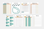 Mom and School Planner Bundle Pack, a Stationery Template by MNT-Creator (Thumbnail 3 of 5)