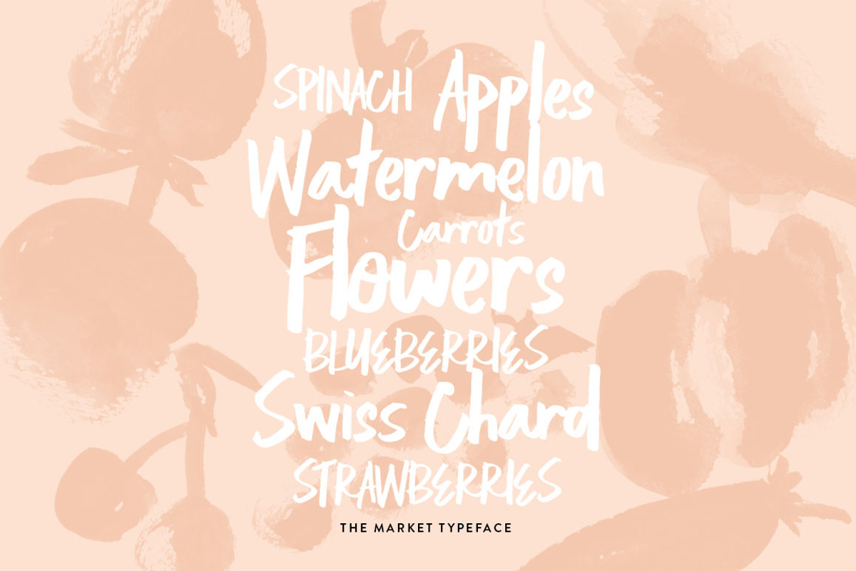 The Market Font preview 2
