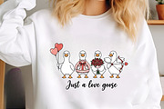 Just a love goose Png, Valentine Goo, an Illustration by SinaCreation (Thumbnail 2 of 11)