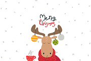 Merry Christmas!, an Animal Illustration by Viktoria Siarova (Thumbnail 6 of 6)