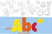 ABC coloring pages, an Education Illustration by Oleksandra Illustrates (Thumbnail 2 of 8)