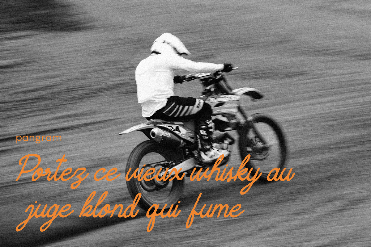 Machinay Script Font, a Script Font by Hishand Studio (Photo 8 of 8)