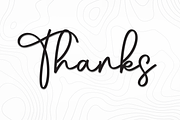 Outline | Script Font, a Handwritten Font by Scratchones (Thumbnail 9 of 9)