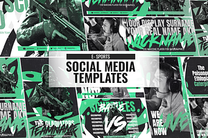 E - Sports Social Media Template
