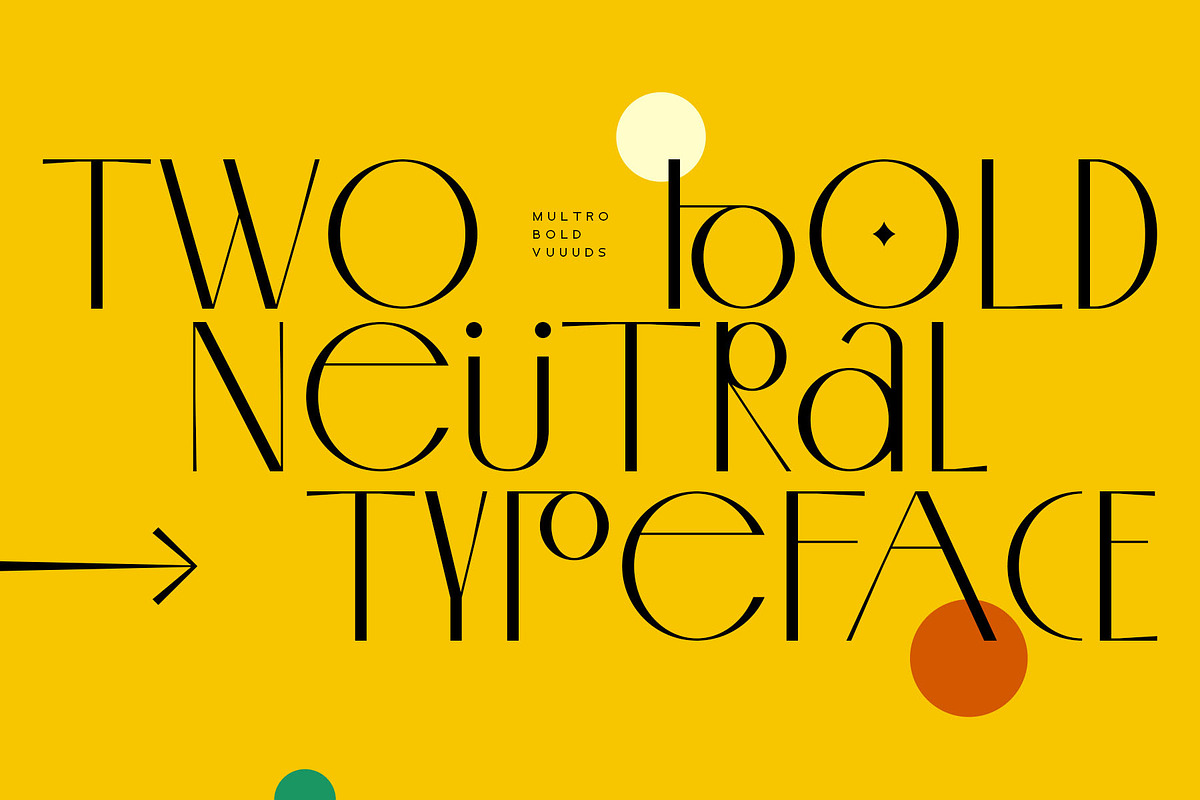 Multro Bold, a Sans Serif Font by vuuuds (Photo 4 of 11)